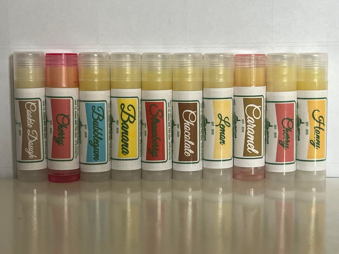 FLAVOURED LIP BALM STICKS X 6